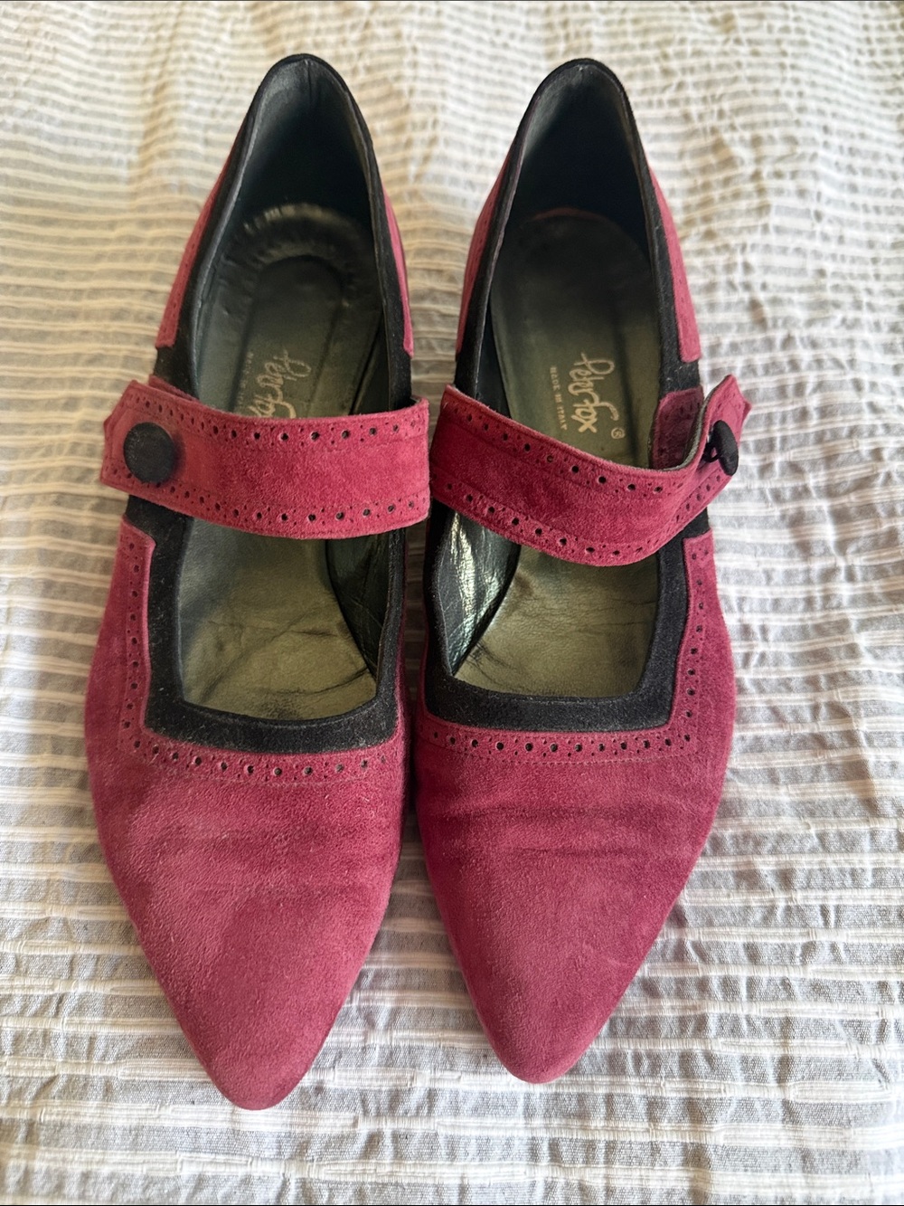 Peter Fox Mary Jane Kitten Heels